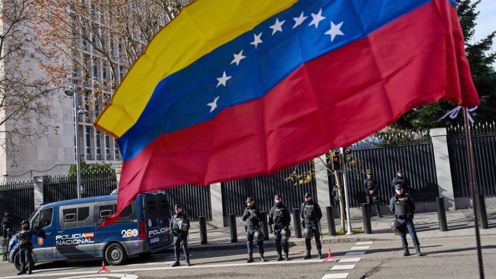 venezuela flag - madrid